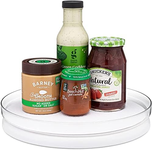 YouCopia FridgeView Fridge Turntable with Mat, Lazy Susan Organiz...