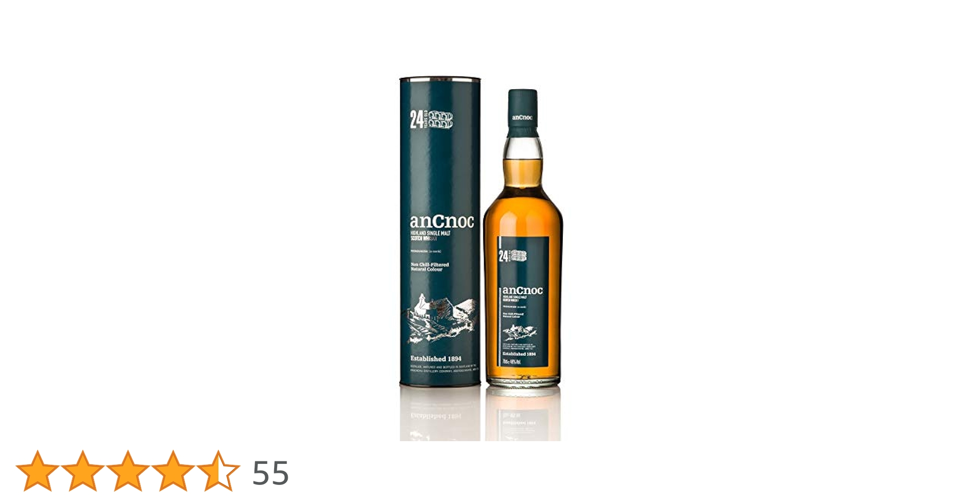 アンノック24年　700ml 46% ノックドゥー蒸溜所　希少 アンノック24年 700ml 46% ノックドゥー蒸溜所 希少