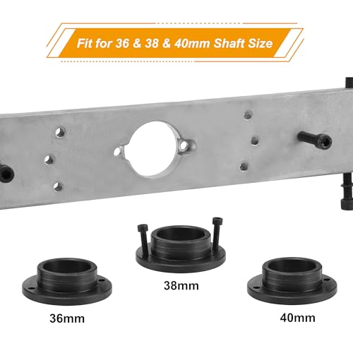 Image of Motorcycle Tire Clamp, Wheel Balancer Adapter,10mm Installation Shaft, Motorcycle Tyre Balancing Tool, with 36 38 40mm Hole Size(Install Size:10x1.5mm)