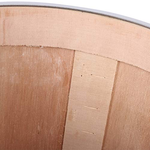 Surdo Axe - Serie Tribo 60X22' Inox Escovado Aro Bola Cromadaado Pele Animal