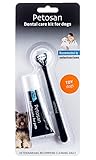 El set de petosan cuidado dental para perros se compone de una petosan cepillo de dientes y una pasta de dientes Tube petosan.