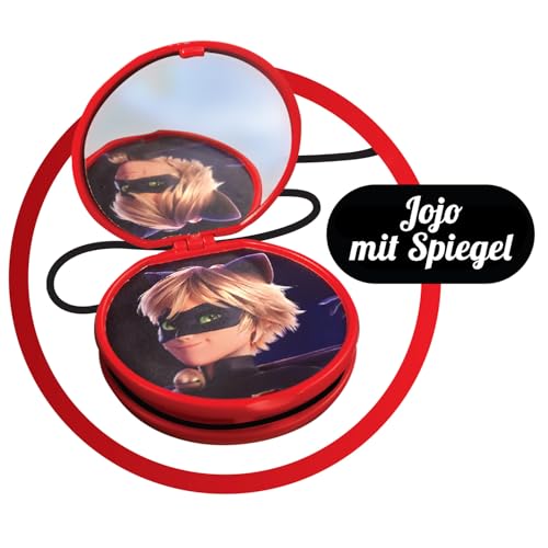 BANDAI - Miraculous Ladybug - Verwandlungsset - Ladybug-Kostüm - Box JoJo Maske Tikki-Ohrringe Kwami - Miraculous Kostüm und Zubehör - Spielzeug für Kinder ab 4 Jahren - P50601