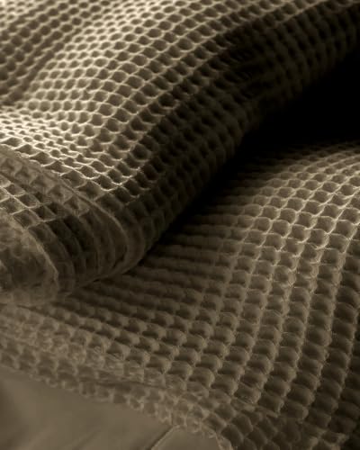 Image of Sleep Scientist Waffle Layer Blanket Cotton Waffle | Breathable Textured | Soft Lightweight Bed | All Season Cotton