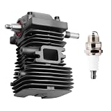 Yunnergo MS180 Cylinder Piston Crankshaft Compatible with Stihl MS170 MS180 017 018 Chainsaw Engine Motor Cylinder Replaces 1130 020 1208 1132 030 0402