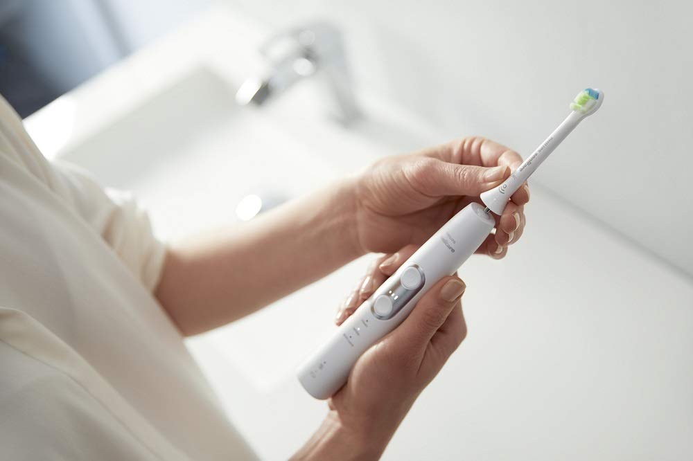 Philips Cepillo dental eléctrico sónico HX6877/29 - Cepillo de dientes eléctrico (Batería, Integrado, Ión de litio, 110 - 220 V, 1 pieza(s), 2 pieza(s))