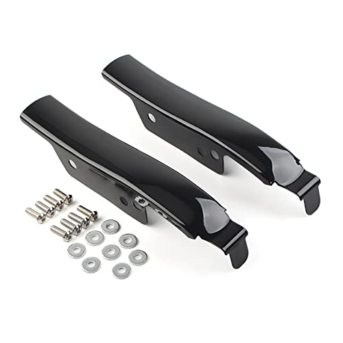 FSFY 1 Par Paneles de Relleno para Guardabarros Trasero-Alforja para Harley Touring Electra Glide FLHT 93-08, Negro miniatura 1