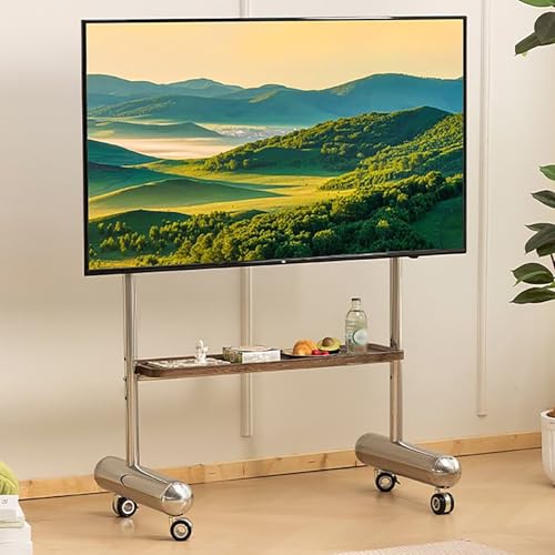 Soporte móvil para TV con ruedas ajustable en altura 70-88in miniatura 1