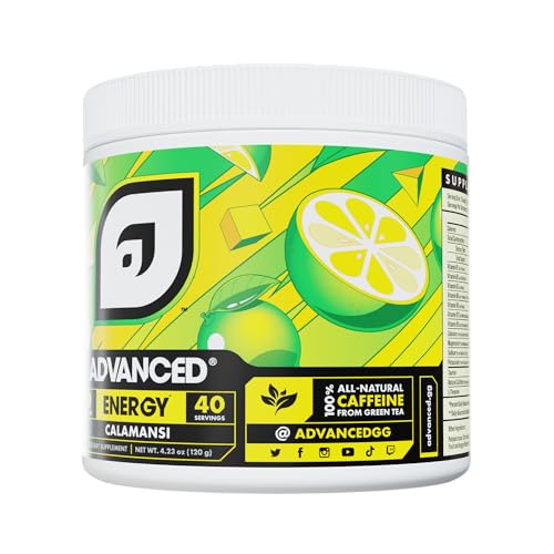 Image of Advanced Energy - Energy Boosting Formula with Electrolytes for Hydration - L-Theanine to Combat Jitters - Sugar Free & Keto Friendly - No Maltodextrin (40 Servings) (Calamansi)