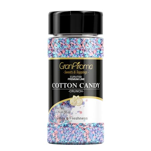Granaroma Cotton Candy Crunch, Dessert Topping, Ice Cream & Cupcakes (3.36 Ounce)