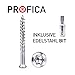 Produktbild Terrassenschrauben Edelstahl 5x60mm 400 Stück von PROFICA gehärtet incl. PROFICA VA Bit Torx 25 und Leitfaden Terrassenbau