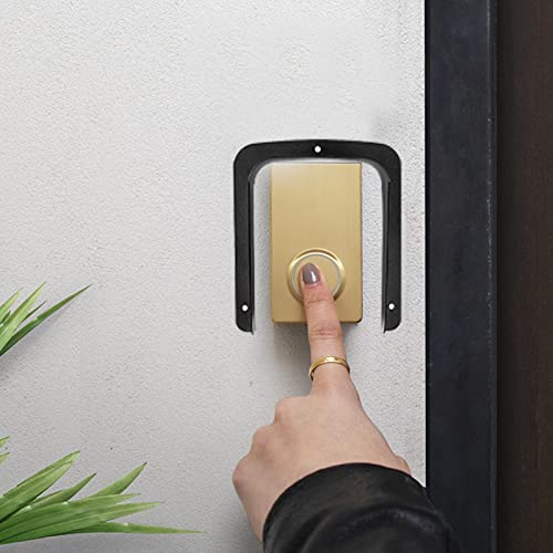 Tampa da câmera de porta - Escudo à prova d'água para câmera de campainha,Tampa de teclado de metal