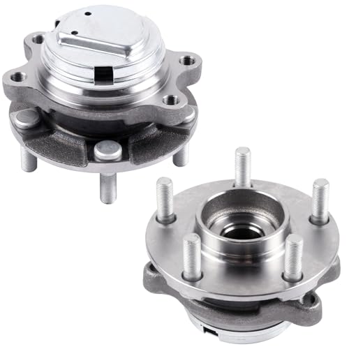 Image of ECCPP 2-Piece 513334 Wheel Hub Bearing for Infiniti G35 2007-2008 | for INFINITI Q50 2014-2020 5 lugs w /ABS Sensor Pre-Greased Sealed