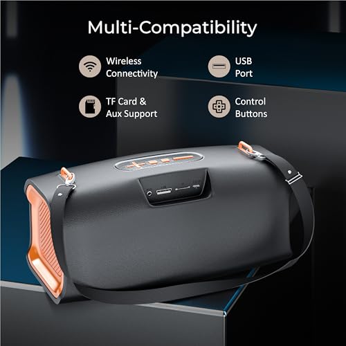 UBON Store UBON 30W Wireless Party Speaker SP-85 Black - Image 6