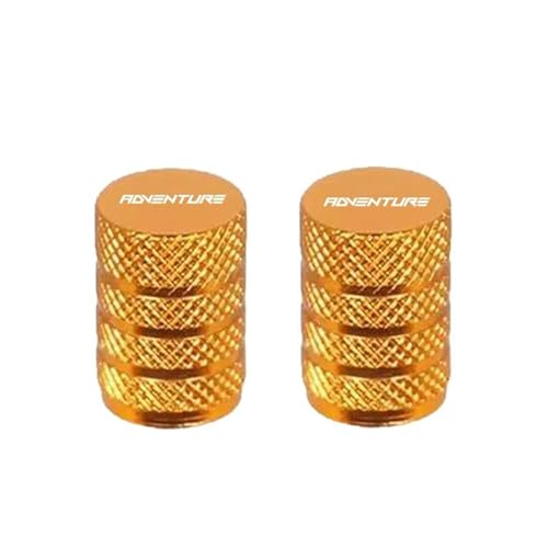 Bouchons de valve de pneu de moto Honda Adventure 2021-2023 dorés