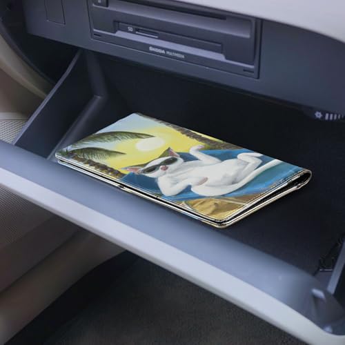 Organizador para auto cuero slim miniatura 7
