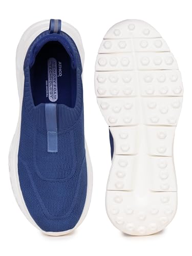 Image of ATHCO Mens Drift Memory Foam Comfort Shoes|Running|Walking|Training|Gym|Jogging|Sneaker|Athletic|Slipon|Flexible|Lightweight|Dailyuse|Sports|Casual|ExtraSoft|Fitness