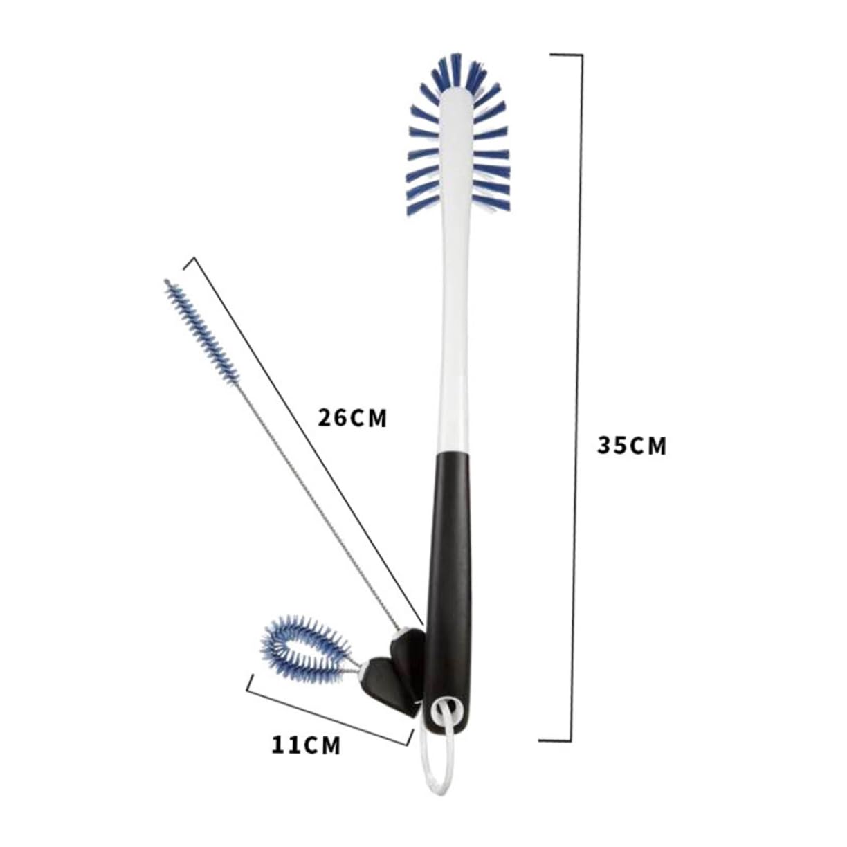 HAPINARY Test Tube Brush Straw Cleaner Bottle Brush Gap Brush