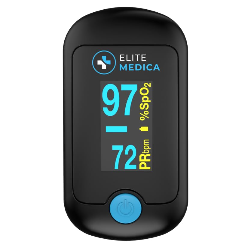Elite Medica, Proudly Canadian Company, Fingertip Pulse Oximeter ...
