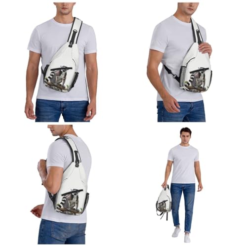 Morrales Urbanos Sling Backpack Negro Compacto miniatura 6