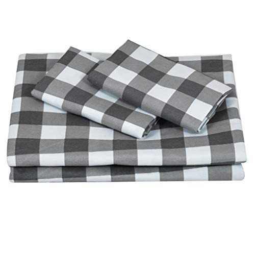 Image of RRC Super Soft Brushed Microfiber Cotton Double Bedsheet with 2 Pillow Covers,90X100(Inches) Bedsheet with 17X27(inches) Pillow Covers,Wrinkle Free,Breathable Bedsheet with Pillow Covers