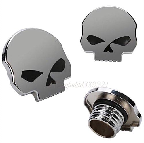 DLLL Motorcycle CNC Aluminum Skull Eye 
