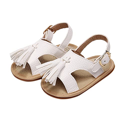 Tassels Open Shoes For 324M Summer Walkers Toddler Girls Toe Shoes Flat Boys Sandals First Infant Baby Kids Natives