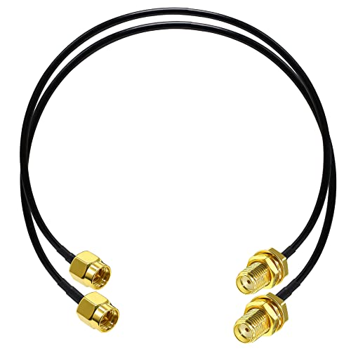 SMA  P[u RG58 TUOLNK SMA IX-SMA X  P[u 3G 4G LTE WiFi Aei  LAN ᑹ RF  AZu P[u CBWI (1.64FT-2PCS)(erpł͂܂)