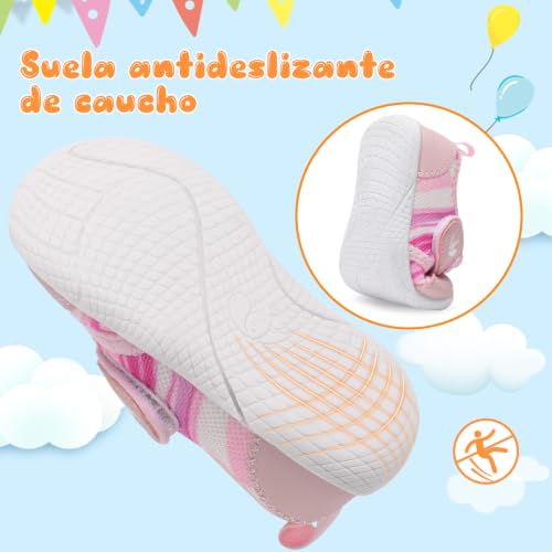Image of FEETCITY Baby First Walking Shoes Boys Girls Infant Crib Shoes Breathable