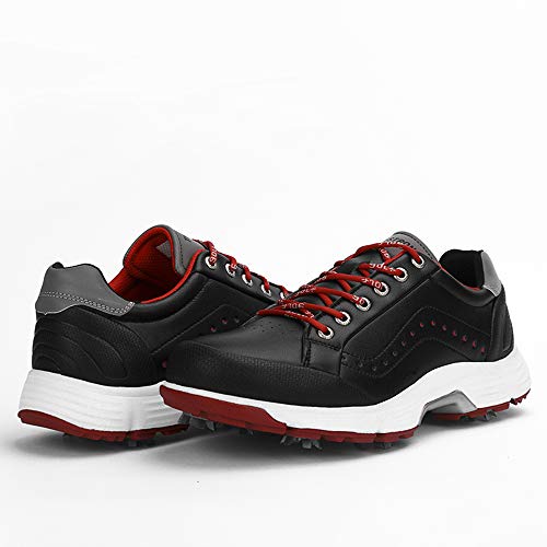 Image of THESTRON 2021 Men Golf Shoes Professional Spikes Golf Sport Sneakers Waterproof Mens Trainers Golfing