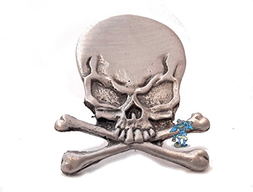 Daywalker Bikestuff - Gilet in pelle con teschio e...