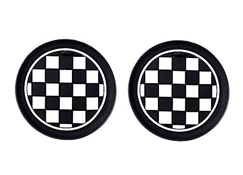 Tapetes de silicona para portavasos MINI Cooper 78mm patrón miniatura 3