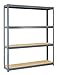 Edsal - RLRS2316 - Starter Boltless Shelving with Particle Board Decking, 4 Shelves, 42W x 32-7/8D x 84H