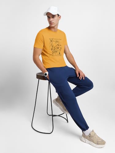 Image of Nobero 100% Cotton T Shirts for Men Stylish | Regular Fit | Graphic Printed T Shirts for Men 180 GSM Combed Cotton | Round Neck Half Sleeve | Pack of 3