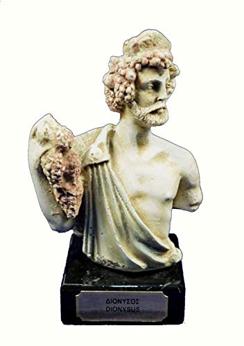 Estia Creations Dionysus Sculpture Bust Ancient Greek God of Wine and Extacy