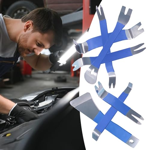 Outil de dépose de clips et kit de dépose de garnitures automobile en 7 pièces