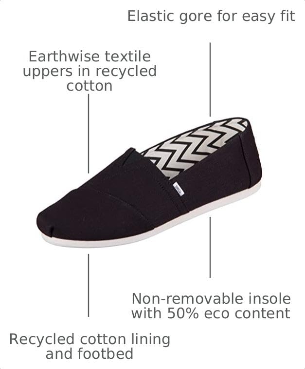Image of TOMS Mens Canvas Shoes Pumps