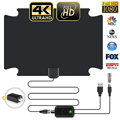 【2020 Latest】 HD Digital TV Antenna 120 Miles Amplifier Signal Booster Indoor Long Range HDTV An - //coolthings.us