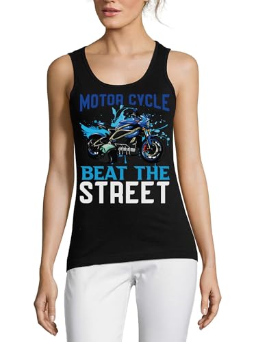 Débardeur femme Motor Cycle parfait pour vos sorties urbaines et look rock