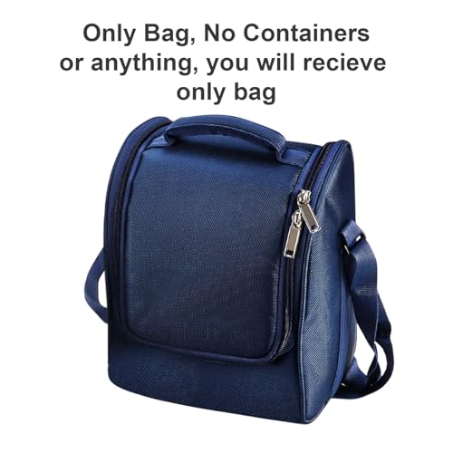 Image of Zaib Insulated Lunch /Tiffin /Travel /Storage Bag | Leakproof Keeps Hot and Cold | Unisex Lunch Box Bag for Kids, Office, Picnic, School (Classo Pro Blue)