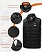 ZKN Heated Vest for Men, Men's Heated Vest with Battery Pack, Lightweight Heated Jackets for Men Winter Outdoor Motorcycle Skiing Camping Hunting (3XL) Pallet of