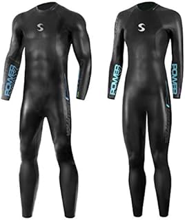 Synergy Triathlon Wetsuit 3/2mm - Volution Full Sleeve Smoothskin Neoprene for Open Water Swimming Ironman & USAT Approved  (Men's MS, Men)