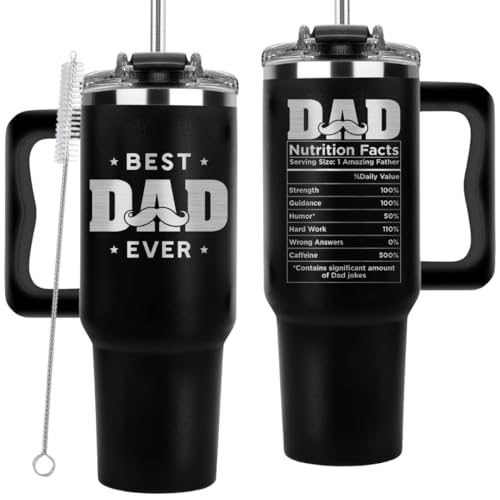 Vivulla68 Best Dad Ever Tumbler 40Oz - Gift for Daddy,