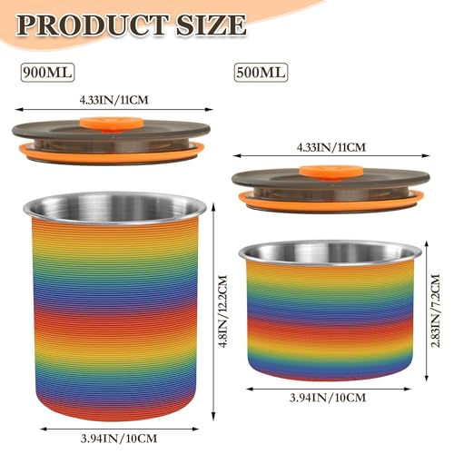 Envase de café hermético de acero inoxidable 17 oz Kigai miniatura 3
