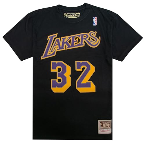 Mitchell & Ness NBA Los Angeles Lakers Name & Number T-Shirt - Magic...