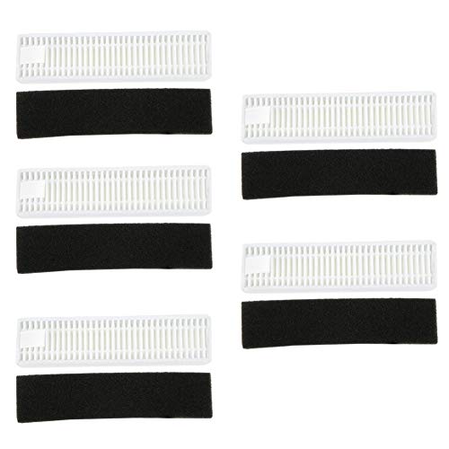 Oumefar Piezas Fuertes de aspiradora, Filtro para Ecovacs, reemplazo de Filtro, Multifuncional para Accesorios de reemplazo para el hogar