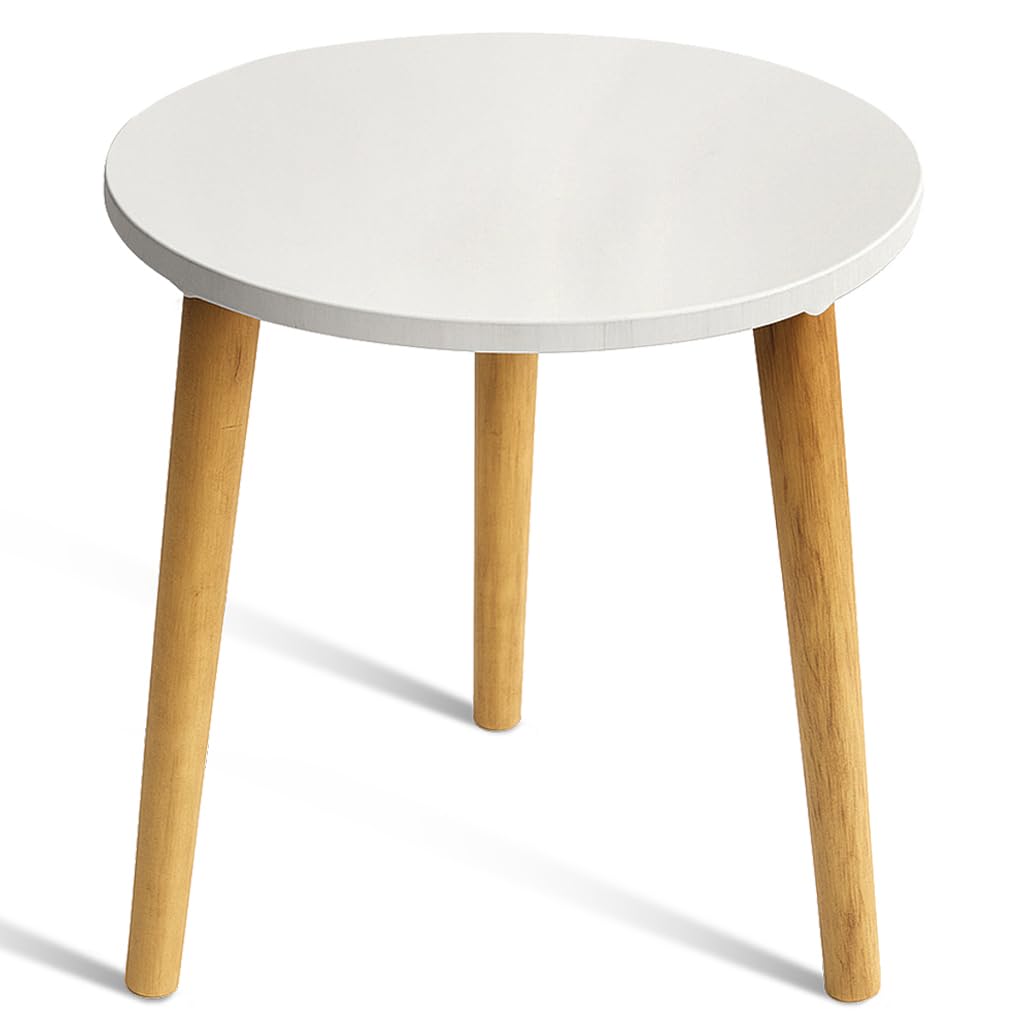 Beautiful Antique Wooden Fold-able Side Table/End Table/Plant Stand/Stool Living Room Kids Play Furniture Table Round Shape