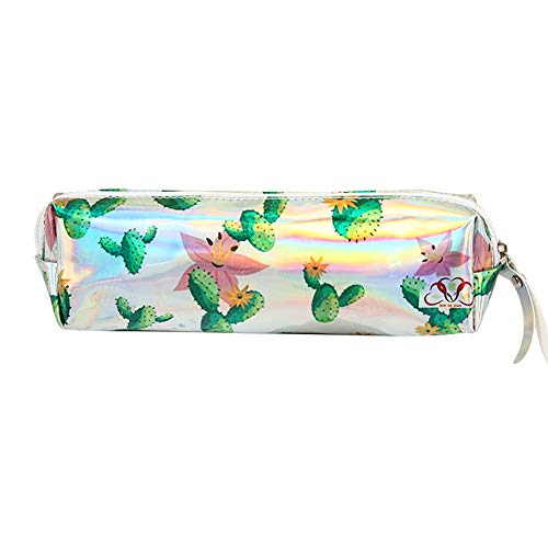 Chakil Estuche de Cactus Bolsa de Lápices Plumas Bolígrafos Escolar Papelería Escuela Estuches School Girl Estuches Escolar Estuches bolígrafo Estilo Vintage Paquete Acumulativo