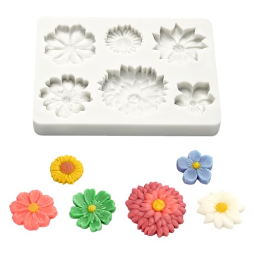 Flower Fondant Cake Silicone Stencil, Leaves Bow and Butterfly Candy Stencils, Dessert Stencil for Cake Decoration Home Kitchen and Restaurant Baking Tools