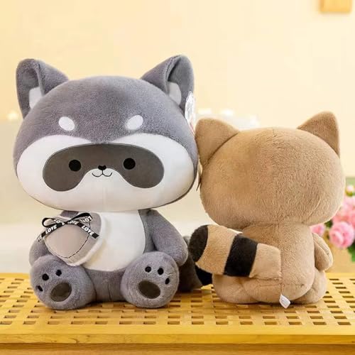 Image of Babique Reccoon Love Buddy Stuffed Plush Animal Soft Toys | Teddy Bear | Ideal for Birthdays & Special Occasions Girls /Boys, Baby Kids - 38 cm (Brown)