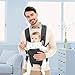IULONEE Mochila Portabebés para Bebe porteo Tirantes para bebés Delantera y trasera Ergonómicas Baby Carrier Wrap para Niños de 3-36 Meses Gris Imagen de IULONEE Mochila Portabebés para Bebe porteo Tirantes para bebés Delantera y trasera Ergonómicas Baby Carrier Wrap para Niños de 3-36 Meses Gris